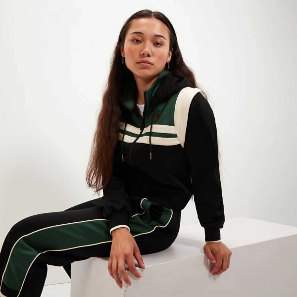 3840 (4) Γυναικεία Ζακέτα PERNA CROP TRACK TOP  Μαύρο Ellesse SGT19163 - Image 3