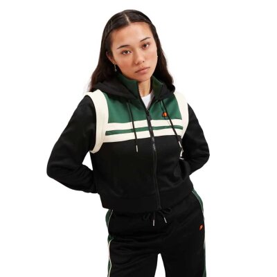 Γυναικεία Ζακέτα PERNA CROP TRACK TOP Μαύρο Ellesse SGT19163