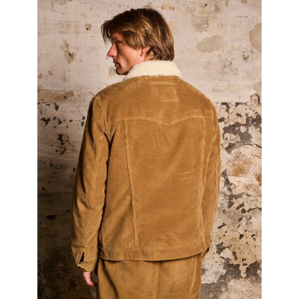 Ανδρικό Μπουφάν Κοτλέ STAFF DAVID 5-630.827.CO.050 Καφέ - Image 4