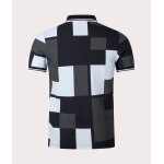 Ανδρικό POLO FRED PERRY PIXEL PRINT M6614 Γκρι Μαύρο - Image 3