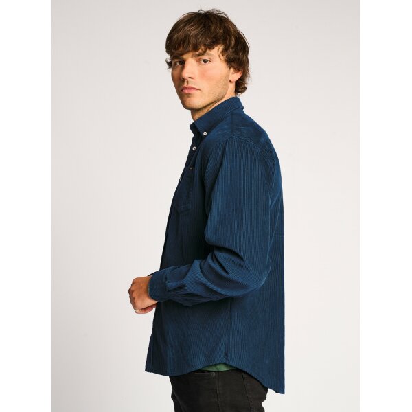 Ανδρικό Πουκάμισο Κοτλέ STAFF STANTON 61-008.050 Μπλε - Image 2