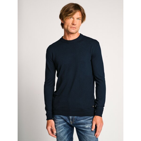 Ανδρικό Πλεκτό Λαιμόκοψη STAFF FOX 64-201.050 Μπλε - Image 1