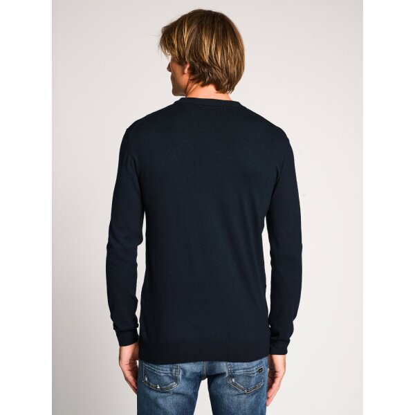 Ανδρικό Πλεκτό Λαιμόκοψη STAFF FOX 64-201.050 Μπλε - Image 3