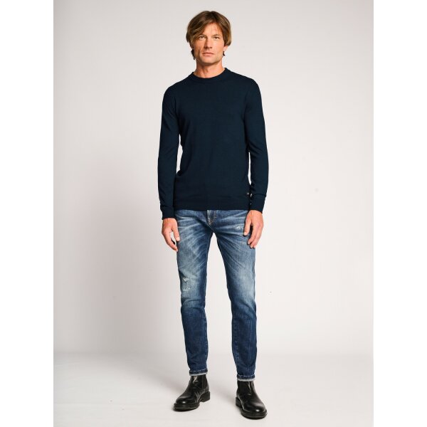 Ανδρικό Πλεκτό Λαιμόκοψη STAFF FOX 64-201.050 Μπλε - Image 4