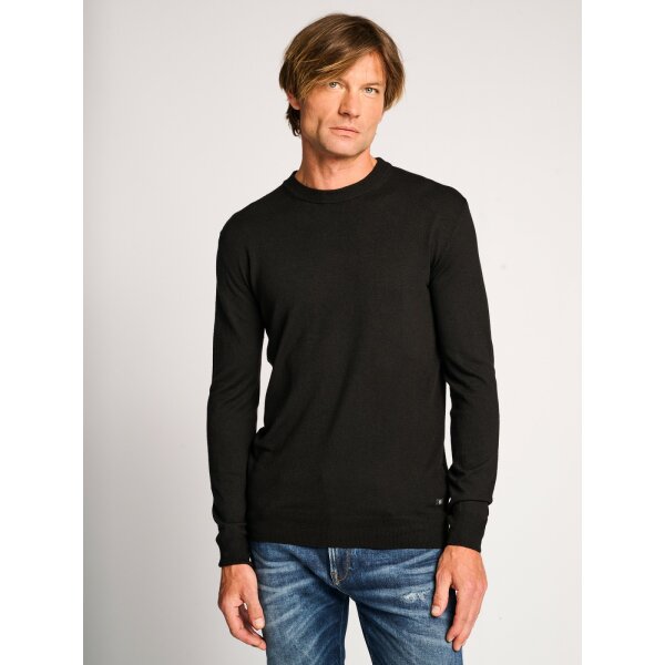 64-201.050.Ν0090-1200x1600 Ανδρικό Πλεκτό Λαιμόκοψη STAFF FOX 64-201.050 Μαύρο - Image 6