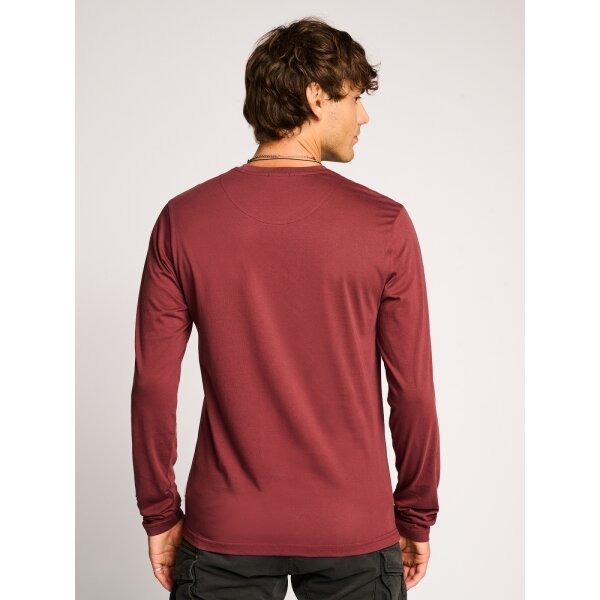 Ανδρική Μπλούζα STAFF EKTOR 64-301.050 Μπορντω - Image 3