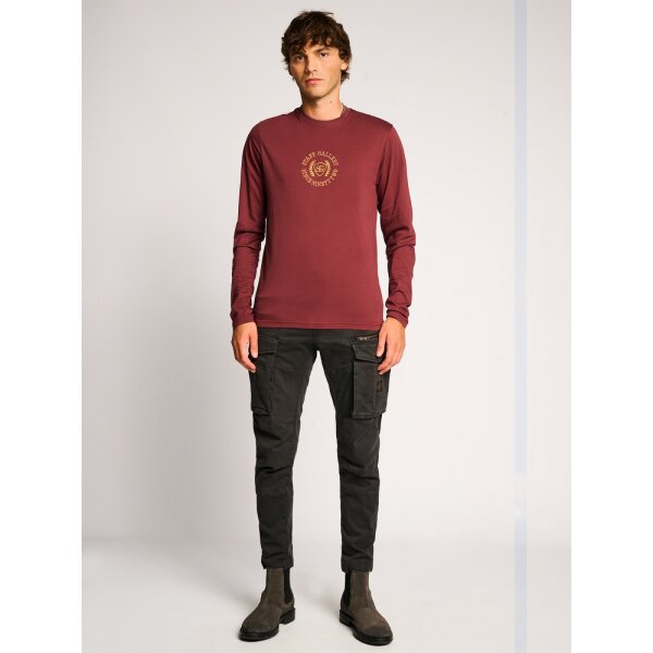 Ανδρική Μπλούζα STAFF EKTOR 64-301.050 Μπορντω - Image 4