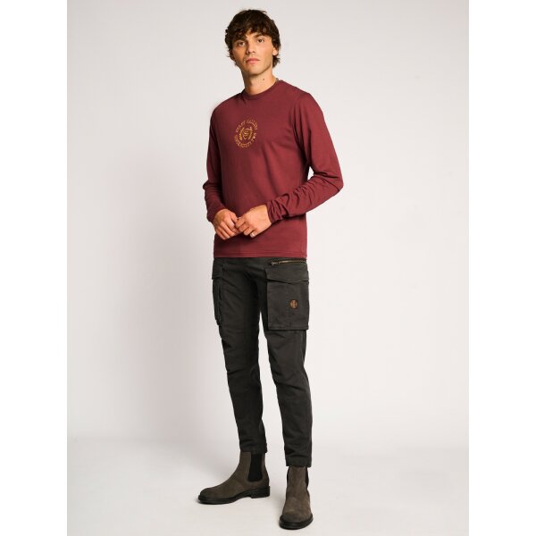 Ανδρική Μπλούζα STAFF EKTOR 64-301.050 Μπορντω - Image 5