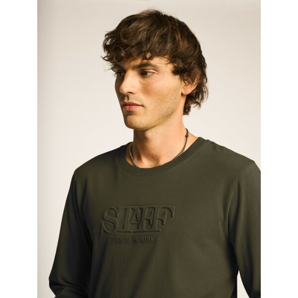Ανδρική Μπλούζα STAFF NEF 64-304.050 Χακί - Image 4