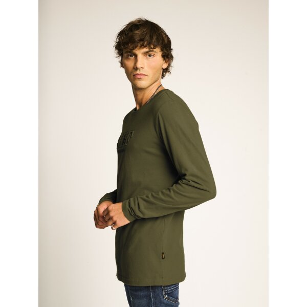 Ανδρική Μπλούζα STAFF NEF 64-304.050 Χακί - Image 2