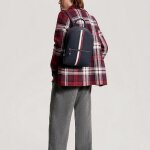 TOMMY HILFIGER TH MONOGRAM BACKPACK SPACE BLUE AW0AW15565-DW6 - Image 4