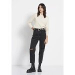 Γυναικείο Essential πουλόβερ με στρογγυλή λαιμόκοψη Εκρού FBL008-100-09 FUNKY BUDDHA - Image 3