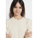 Γυναικείο Essential πουλόβερ με στρογγυλή λαιμόκοψη Εκρού FBL008-100-09 FUNKY BUDDHA - Image 4