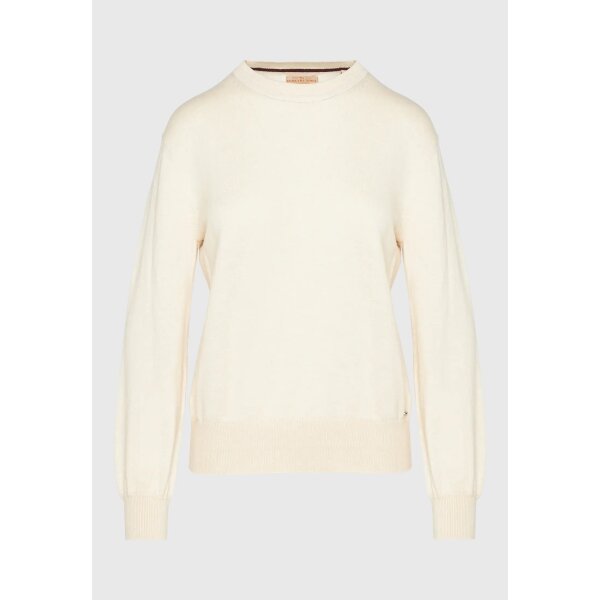 Γυναικείο Essential πουλόβερ με στρογγυλή λαιμόκοψη Εκρού FBL008-100-09 FUNKY BUDDHA - Image 6