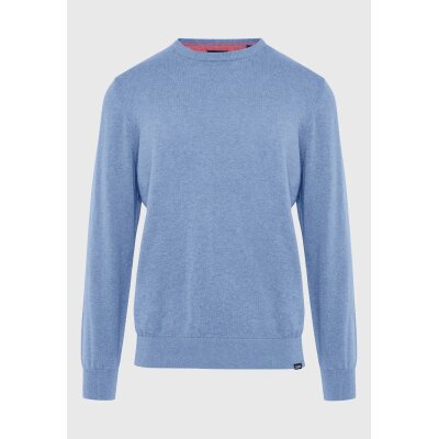 Ανδρική Πλεκτή Μπλούζα FUNKY BUDDHA FBM008-001-09 Γαλάζιο