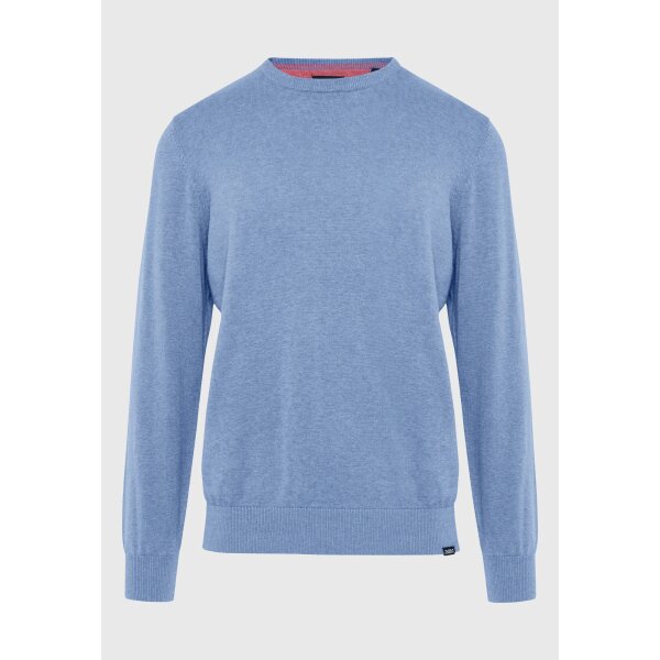 Ανδρική Πλεκτή Μπλούζα FUNKY BUDDHA FBM008-001-09 Γαλάζιο - Image 1