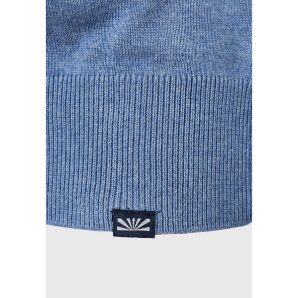 Ανδρική Πλεκτή Μπλούζα FUNKY BUDDHA FBM008-001-09 Γαλάζιο - Image 7