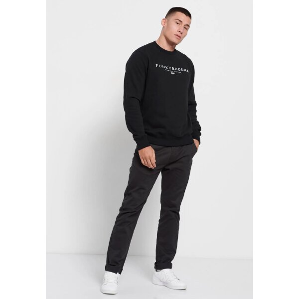 Ανδρική Φούτερ FUNKY BUDDHA FBM008-092-06 Μαύρο - Image 3