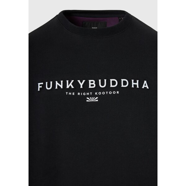 Ανδρική Φούτερ FUNKY BUDDHA FBM008-092-06 Μαύρο - Image 6