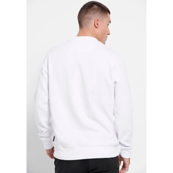 FBM008-092-06_WHITE_4 Ανδρική Φούτερ FUNKY BUDDHA FBM008-092-06 Λευκό - Image 5