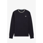 Ανδρική Μπλούζα FRED PERRY TWIN TIPPED M9602 Μαύρο