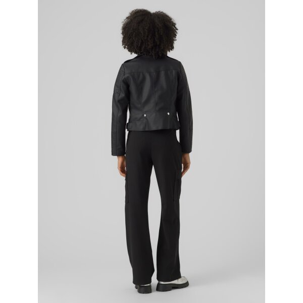 VERO-MODA_Noos0_4361387_10298734_4 ΓΥΝΑΙΚΕΙΟ JACKET ΔΕΡΜΑΤΙΝΗ VERO MODA ΜΑΥΡΟ 10298734 - Image 2