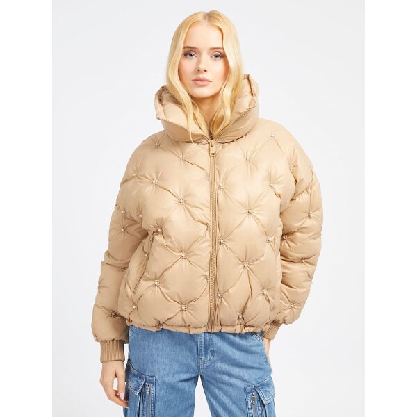 W3BL44WFR60-F1Z2 Φουσκωτό μπουφάν με περλίτσες Guess W3BL44WFR60 - Image 1