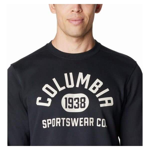andriki-blouza-columbia-trek-crew-normal (1) Ανδρική Φούτερ COLUMBIA TREK 1957933 Μαύρο - Image 1