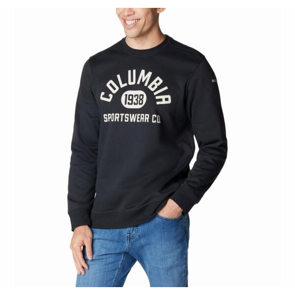 andriki-blouza-columbia-trek-crew-normal (3) Ανδρική Φούτερ COLUMBIA TREK 1957933 Μαύρο - Image 4