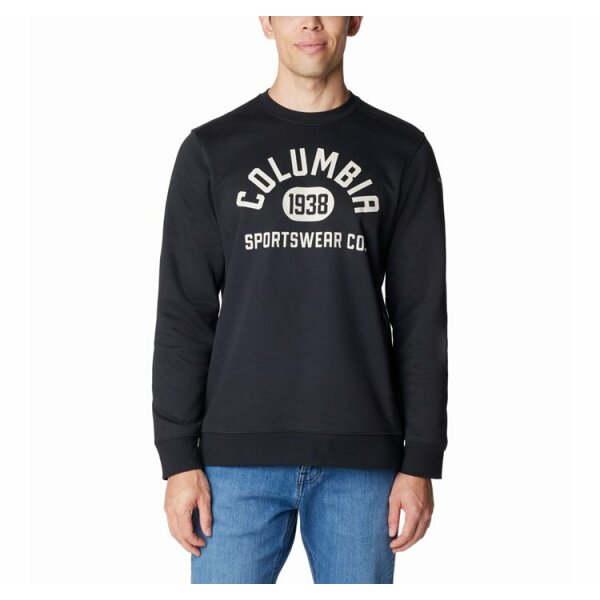 andriki-blouza-columbia-trek-crew-normal Ανδρική Φούτερ COLUMBIA TREK 1957933 Μαύρο - Image 6