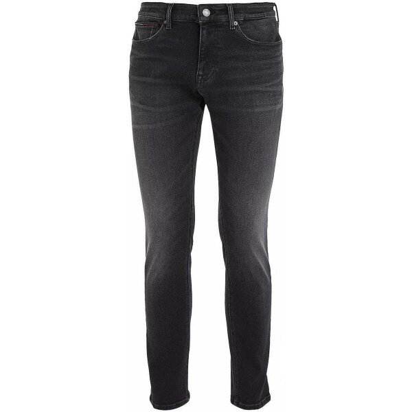Ανδρικό Παντελόνι Τζιν TOMMY JEANS SCANTON SLIM DM0DM17407 Μαύρο - Image 2