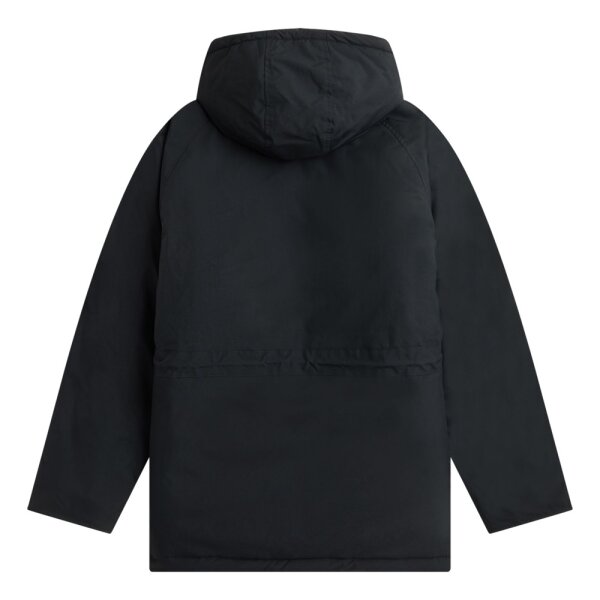 Ανδρικό Μπουφάν PARKA FRED PERRY PADDED ZIP J6516 Μαύρο - Image 2