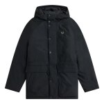 Ανδρικό Μπουφάν PARKA FRED PERRY PADDED ZIP J6516 Μαύρο