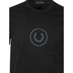 Ανδρική Μπλούζα FRED PERRY COLOUR BLOCK M6603 Μαύρο - Image 3