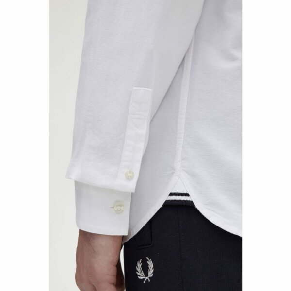 Ανδρικό Πουκάμισο FRED PERRY OXFORD M5516 Λευκό - Image 3