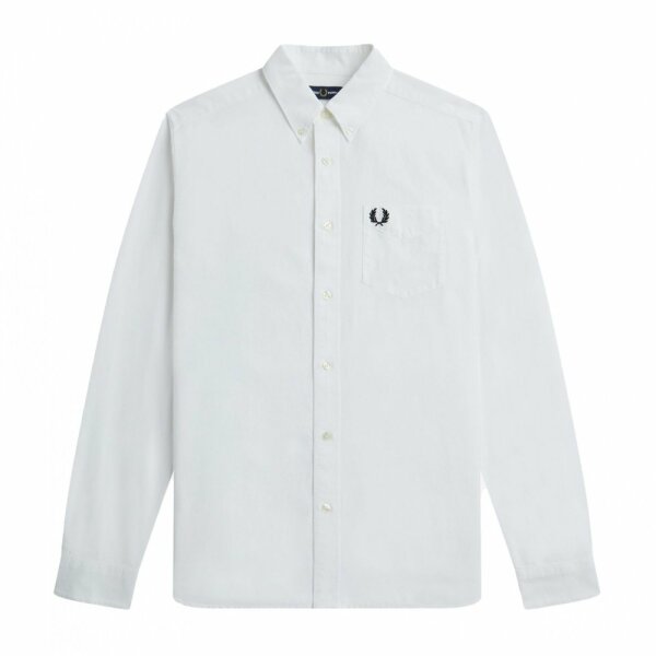 Ανδρικό Πουκάμισο FRED PERRY OXFORD M5516 Λευκό - Image 1