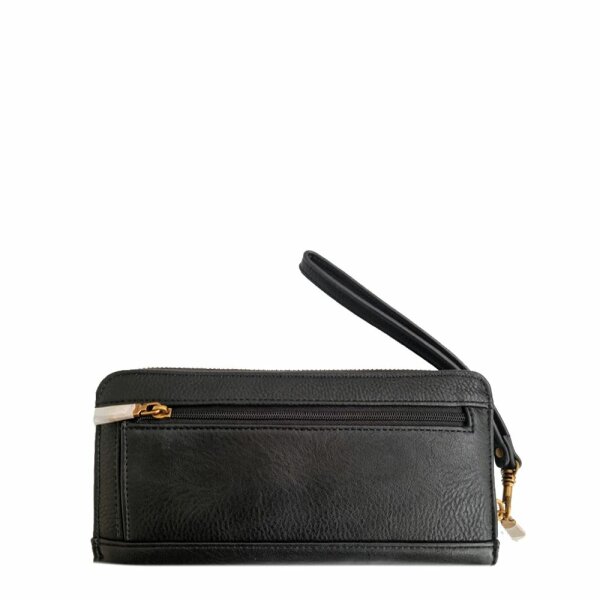 523993-large-big-wallet-zip-around-guess-arja-vb897746-black Γυναικείο πορτοφόλι GUESS  Μαύρο  VB897746 ARJA Nero - Image 3