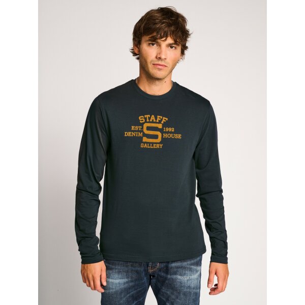 Ανδρική Μπλούζα STAFF CLEN 64-302.050 Μπλε - Image 2