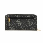 Γυναικείο πορτοφόλι GUESS ESO839046 ECO BRENTON SLG BROWN LOGO μαύρο/γκρι - Image 5