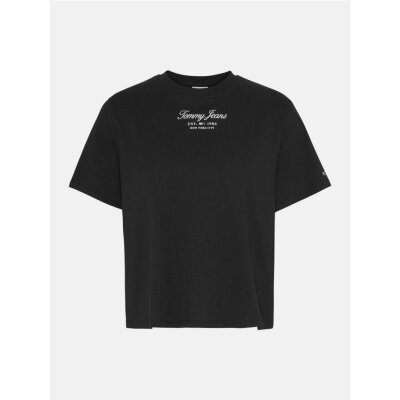 Γυναικεία Μπλούζα Women's Black TJW Cls Essential Logo2 SS T-shirt Tommy Jeans DW0DW16444-BDS