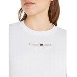 Γυναικείο Φούτερ Tommy Jeans Tjw Reg Gold Linear Crew White DW0DW16931-YBR - Image 3