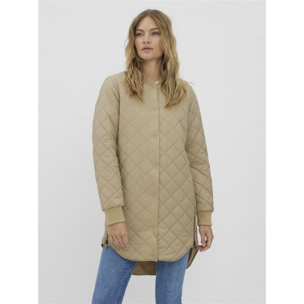 10224576_3836840_front_1 Γυναικείο Μπουφάν Μπεζ Καπιτόνε Vero moda 10224576 - Image 1