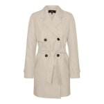 Γυναικεία καπαρτίνα εκρού Vero moda 10239411