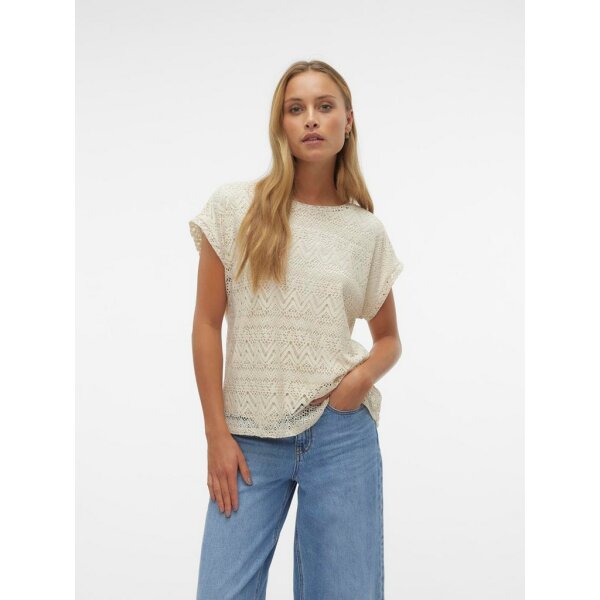 ΓΥΝΑΙΚΕΙΑ ΜΠΛΟΥΖΑ ΕΚΡΟΥ VERO MODA VMMAYA AVA TOP JRS SPE 10304457 - Image 3