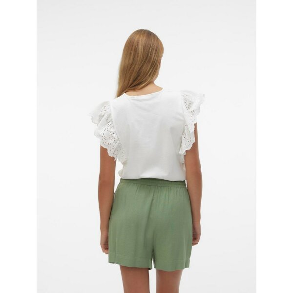 10304507_4428258_back ΓΥΝΑΙΚΕΙΑ ΜΠΛΟΥΖΑ ΛΕΥΚΗ VERO MODA VMHANNE SS LACE TOP JRS SPE GA 10304507 - Image 2