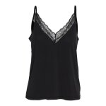ΓΥΝΑΙΚΕΙΑ ΜΠΛΟΥΖΑ ΜΑΥΡΗ VERO MODA VMIMILA SINGLET V-NECK TOP JRS BTQ GA 10307232
