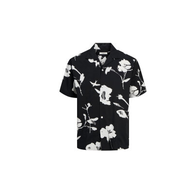 Ανδρικό Πουκάμισο Relaxed fit Jack & Jones 12252948 Μαύρο