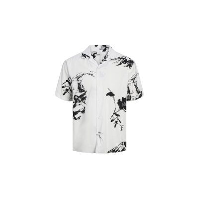 Ανδρικό Πουκάμισο Relaxed fit Jack & Jones 12252948 Λευκό