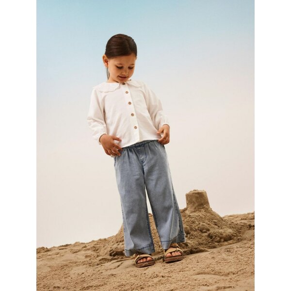 ΠΑΙΔΙΚΟ ΠΑΝΤΕΛΟΝΙ WIDE JEANS ΜΠΛΕ ΚΟΡΙΤΣΙ NAME IT 13227072 - Image 1