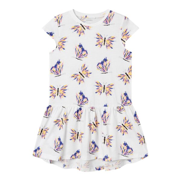 ΠΑΙΔΙΚΟ ΦΟΡΕΜΑ ΜΑΚΟ BUTTERFLIES ΛΕΥΚΟ ΚΟΡΙΤΣΙ NAME IT 13228209 - Image 1